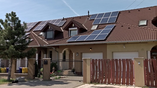 A1 Solar napelemes lakossági rendszer