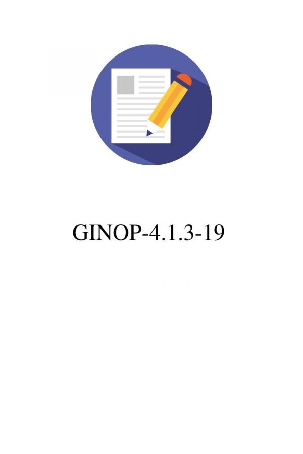 GINOP-4.1.3-19 GINOP-4.1.3-19 pályázatok
