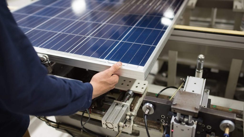 Napelempanel előállítás